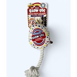 Charms Interactive Dog Toy 16" Blow Pop Cherry Dog Toy